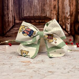 Kokarda – klamra – duża – miętowa