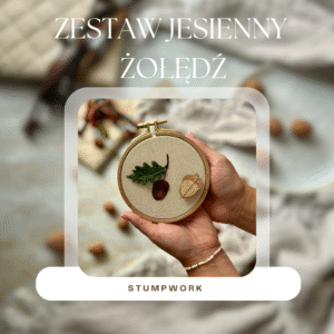 Zestaw do haftu Jesienny żołędź