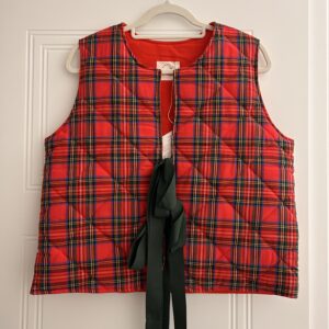 Kamizelka Świąteczna krata S/M