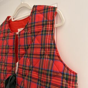 Kamizelka Świąteczna krata S/M