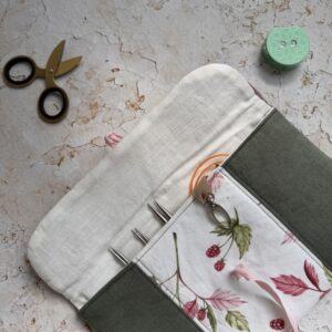 Momo.tul Etui na DRUTY malinki ciemny zielony